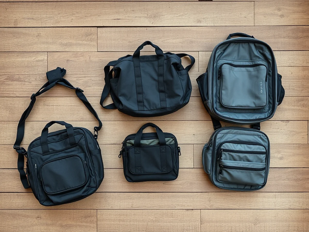 Final scene summarizing the practical structure of the bag comprehensively