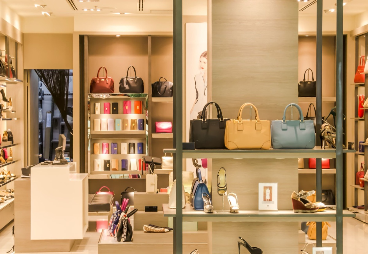 Luxe designer handtas van leer