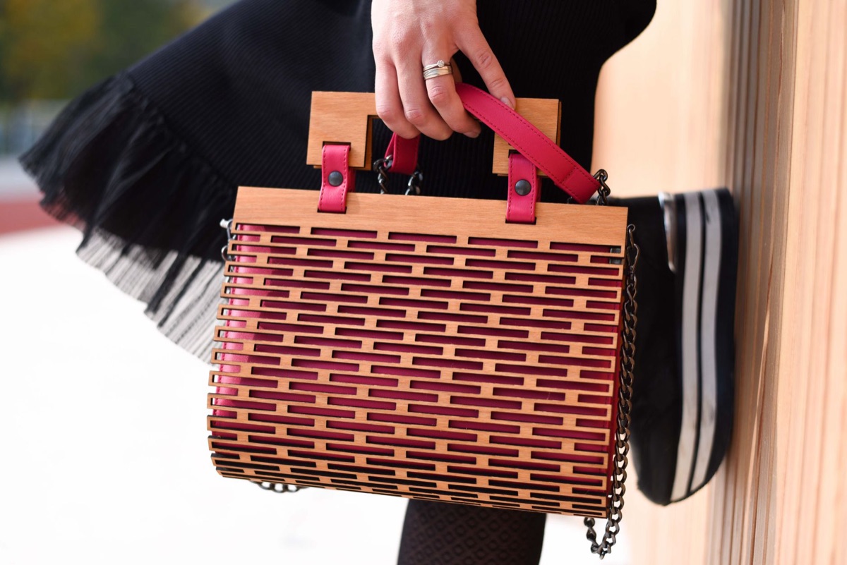 Luxe tas met monogram patroon
