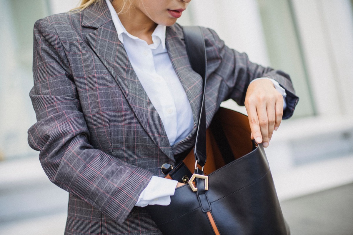 bucket bag with multiple compartments