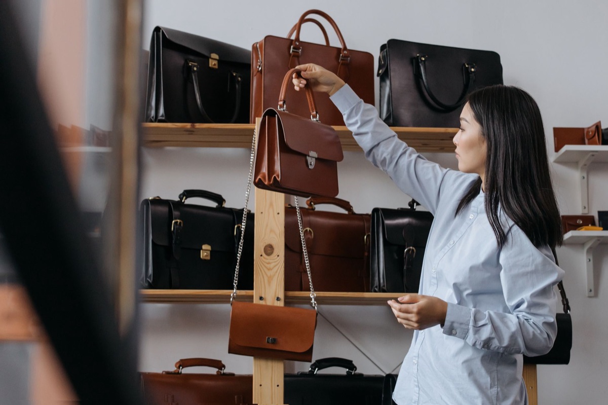 An iconic, timeless silhouette bag made from high-quality materials.